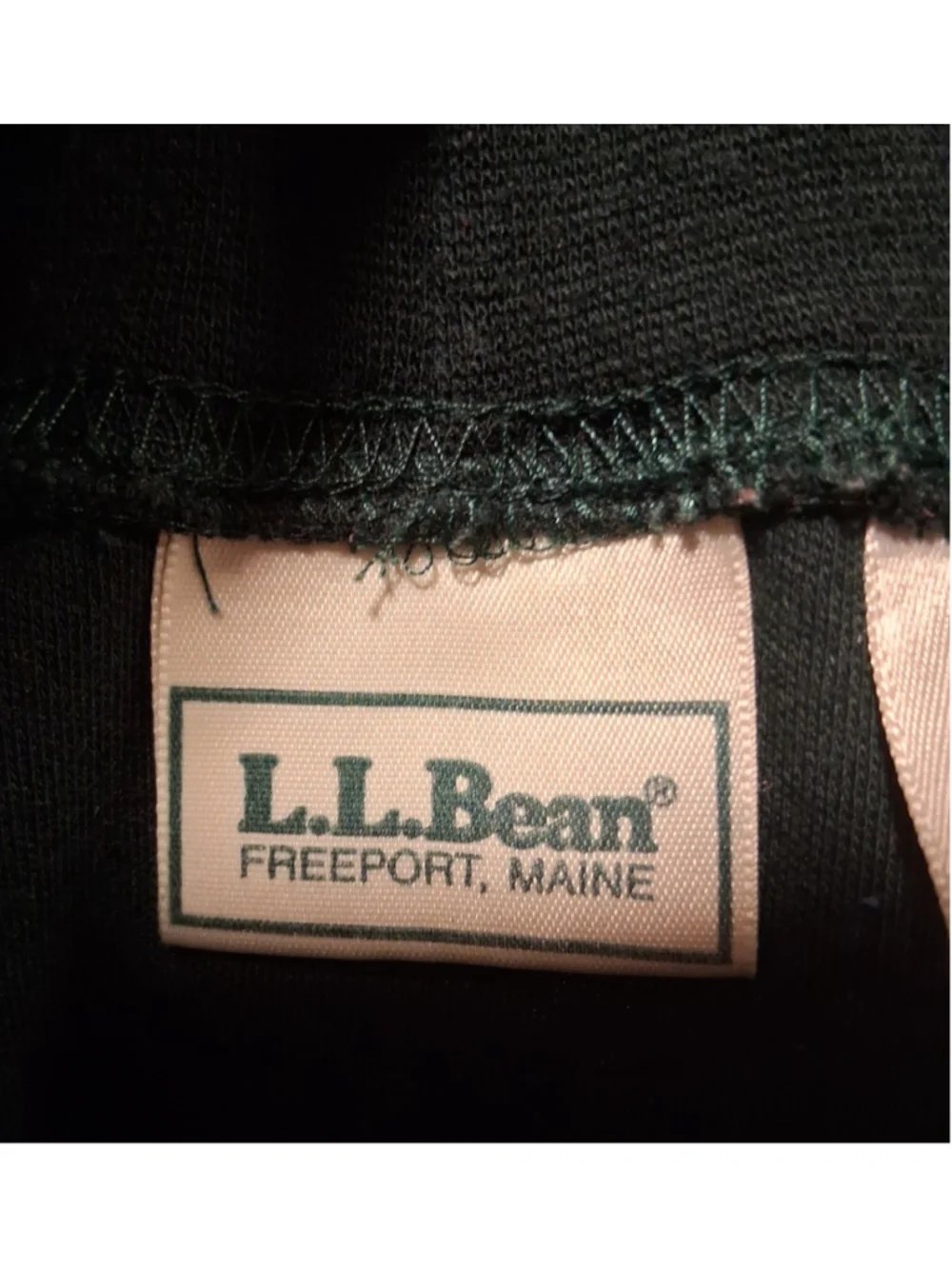 Vintage LL Bean Men's XL Turtleneck Long Sleeve Shirt Green Made In USA EUC